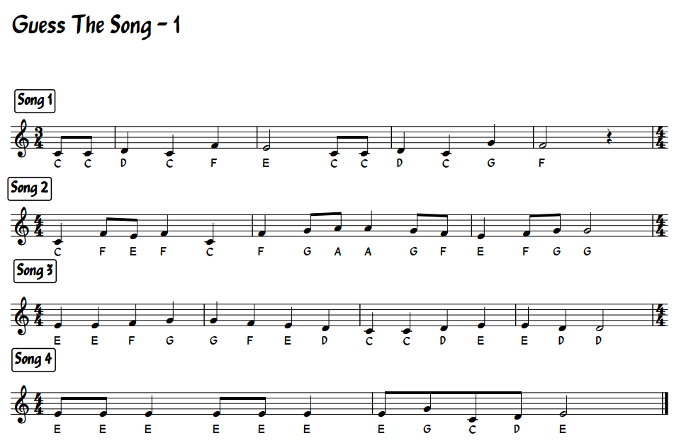 education, brass, trombone, trumpet, guess the song